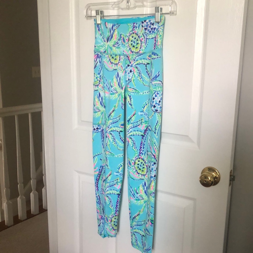 Lilly Pulitzer Weekender High Rise Midi Bermuda Blue Turtle SZ Size XXS